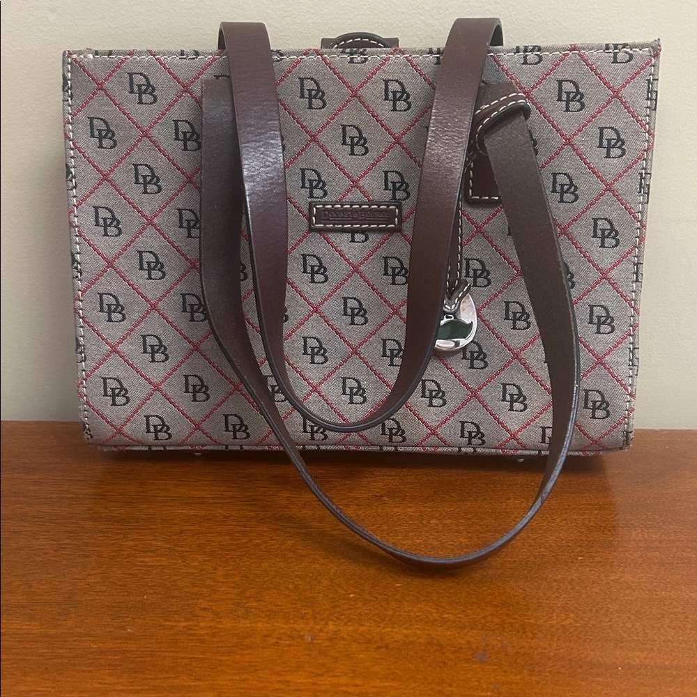 Dooney & Bourke Brown and Gray Shoulder Bag
